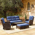 Load image into Gallery viewer, Luxury Outdoor Patio Furniture Set with Thick Cushions