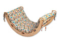 Load image into Gallery viewer, Large Montessori Climbing Arch/Rocker with Pillow Set