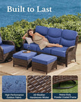 Load image into Gallery viewer, Luxury Outdoor Patio Furniture Set with Thick Cushions
