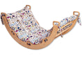 Load image into Gallery viewer, Large Montessori Climbing Arch/Rocker with Pillow Set
