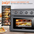 Load image into Gallery viewer, 7-In-1 Air Fryer Toaster Oven 24 Quart Convection Oven Toaster
